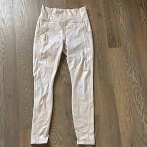 Fabletics Shimmering Cream Leggings